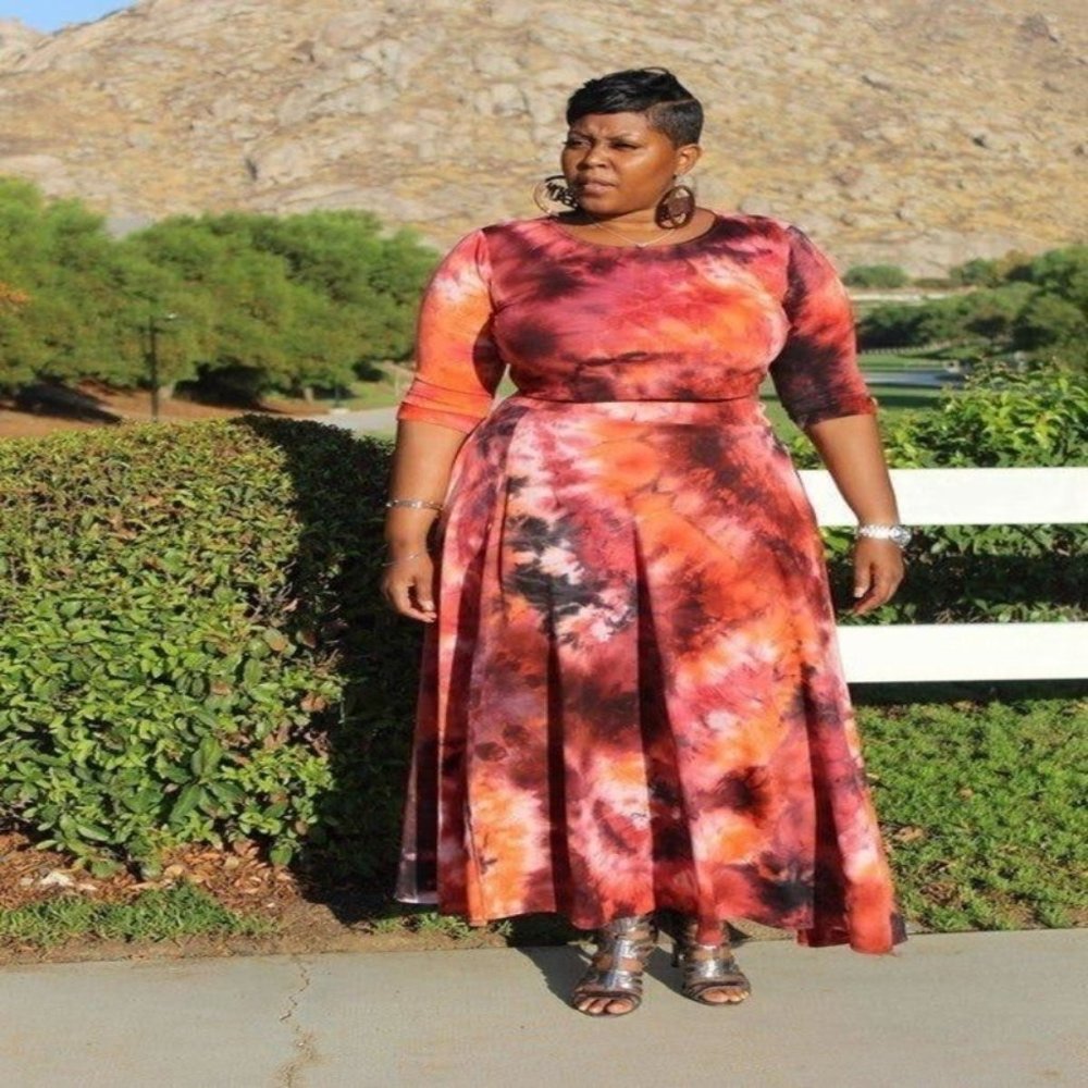 Plus Size Maxi Two piece set with pockets NICE!